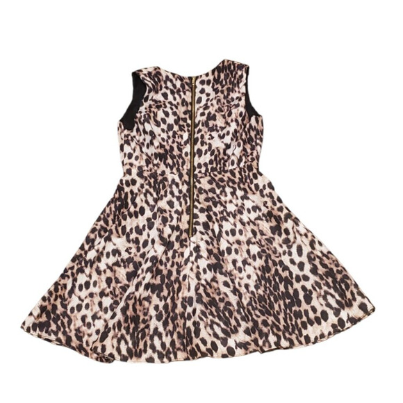 Revolve NBD x Naven Twins Leopard Dress V-Neck Sleeveless Mini Women Size Medium - Picture 2 of 4